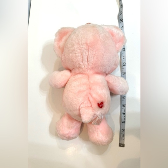 VTG 1984 Care Bears Cousin Lotsa Heart Pink Elephant Plush Stuffed Animal 13” - Picture 4 of 11